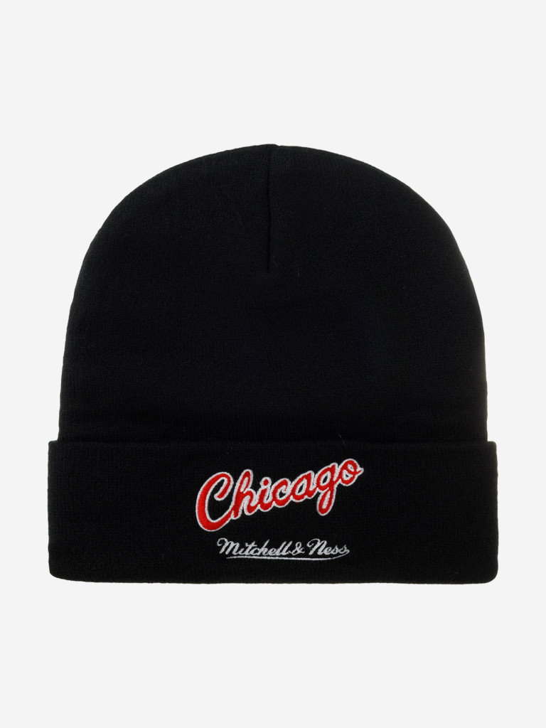 Шапка с отворотом MITCHELL NESS KTCFSH22022-CBUBLCK Chicago Bulls NBA