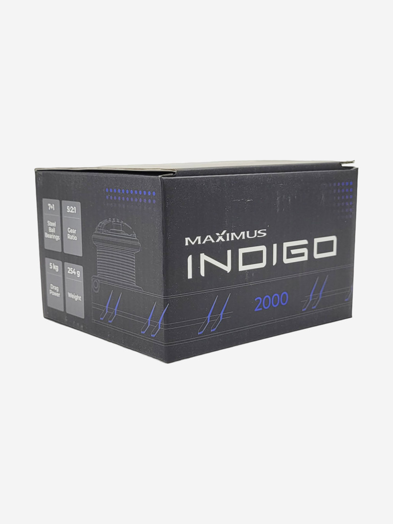 Катушка Maximus INDIGO 2000 (7+1 подш.), с передним фрикционом