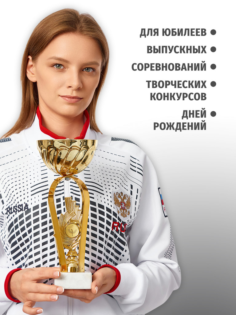 Спортивный кубок для награждения победителя 28.5 см