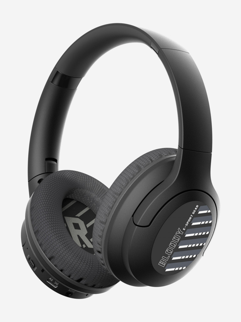 Наушники A4TECH Bloody MH360, 3.5 мм/Bluetooth, накладные, черный
