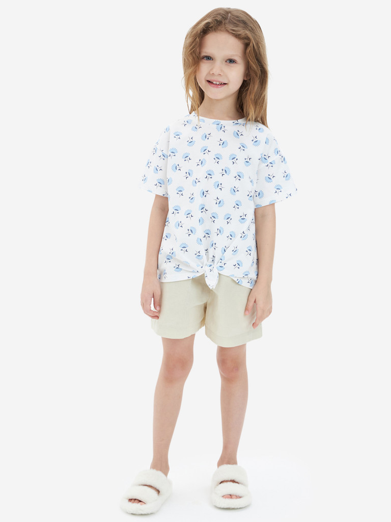 Футболка для девочек с узлом TOTTI KIDS