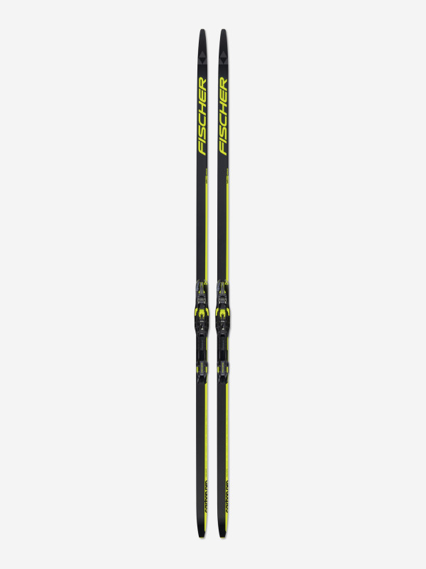 Беговые лыжи Fischer Twin Skin Carbon Pro Stiff IFP черный цвет — купить за 62999 руб., отзывы в интернет-магазине Спортмастер