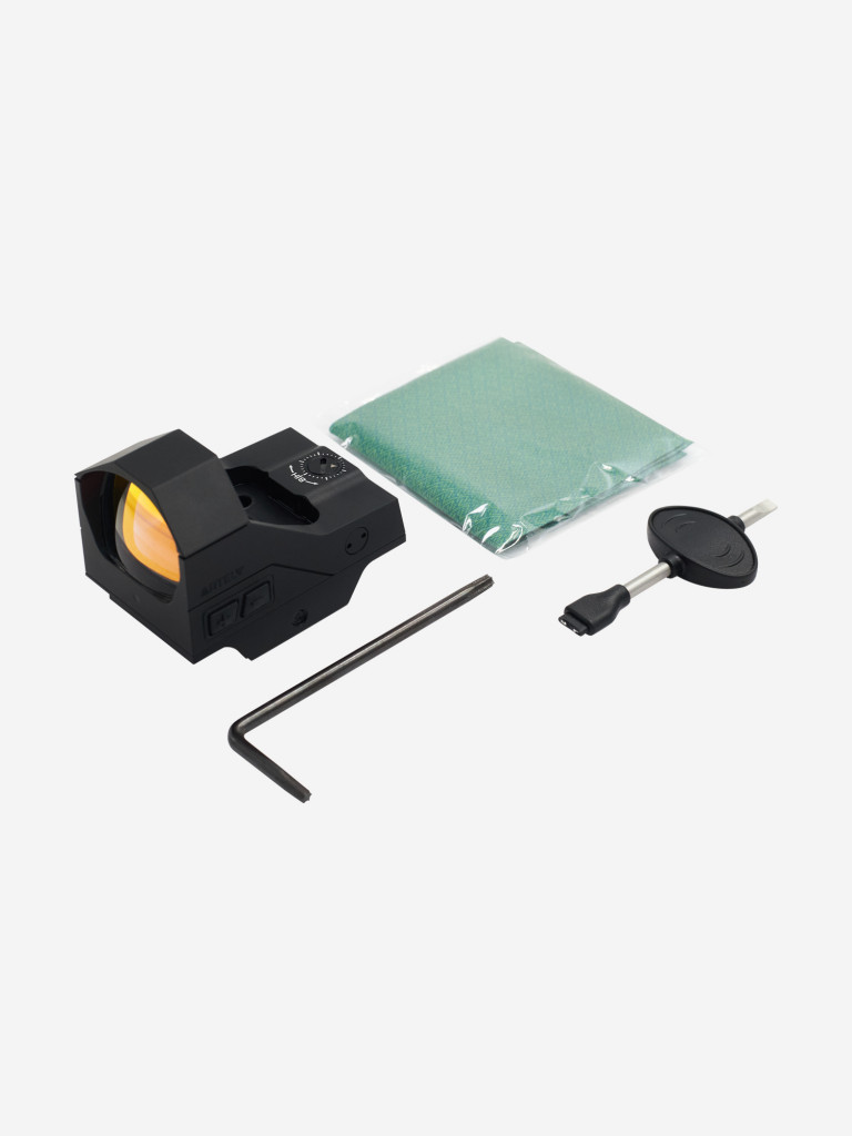 Коллиматорный прицел Artelv RDO 1x28 с подсветкой на планку Weaver, Picatinni для охоты, страйкбола, пневматики, пейнтбола