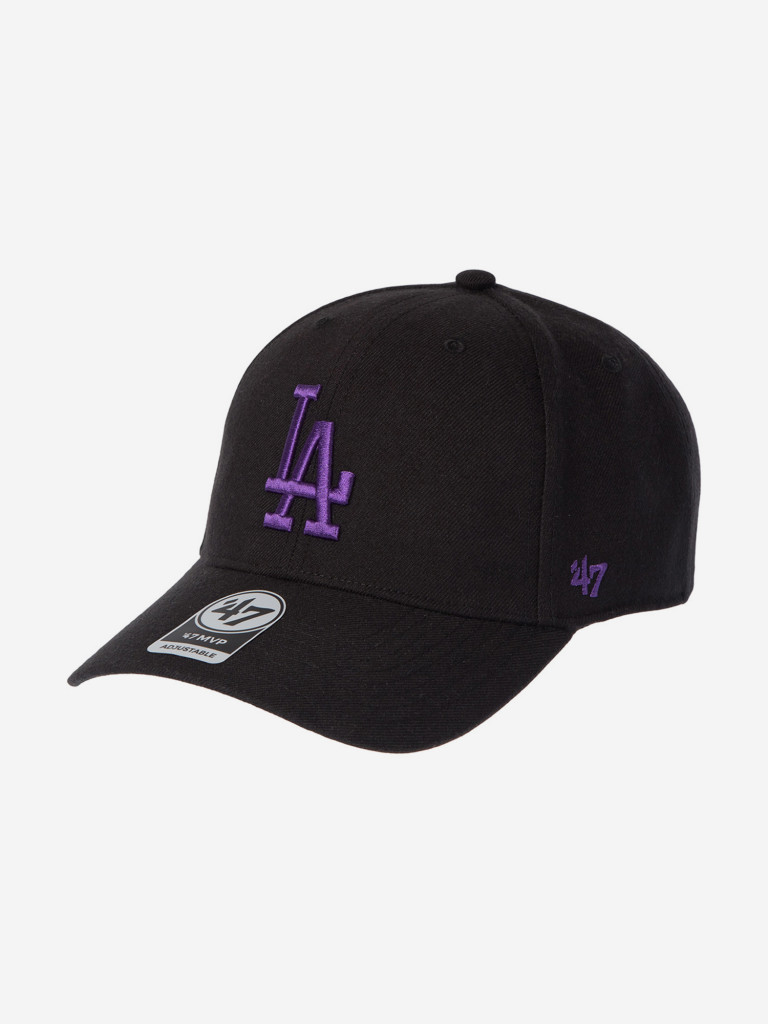 Бейсболка 47 BRAND B-MVPSP12WBP-BKP Los Angeles Dodgers MLB (черный)