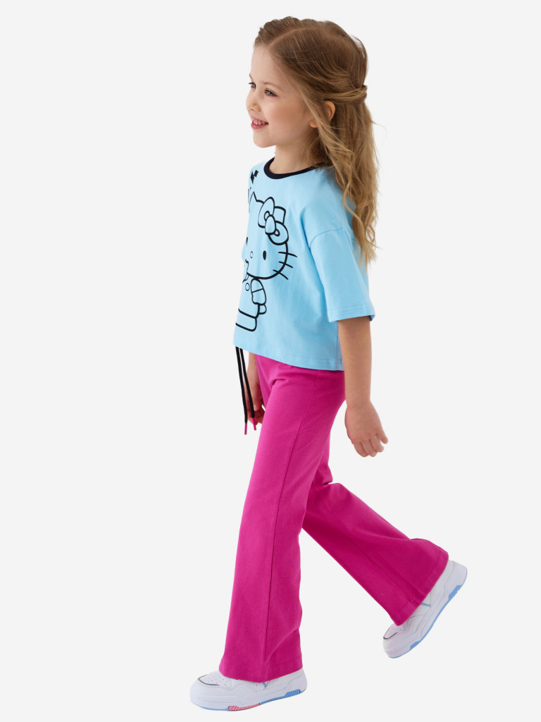 Брюки для девочек, 2 пары в комплекте PlayToday