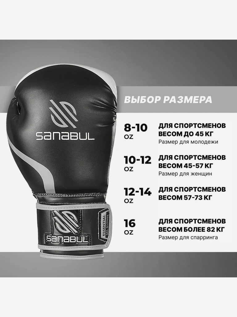 Боксерские перчатки Sanabul Essential SA-500