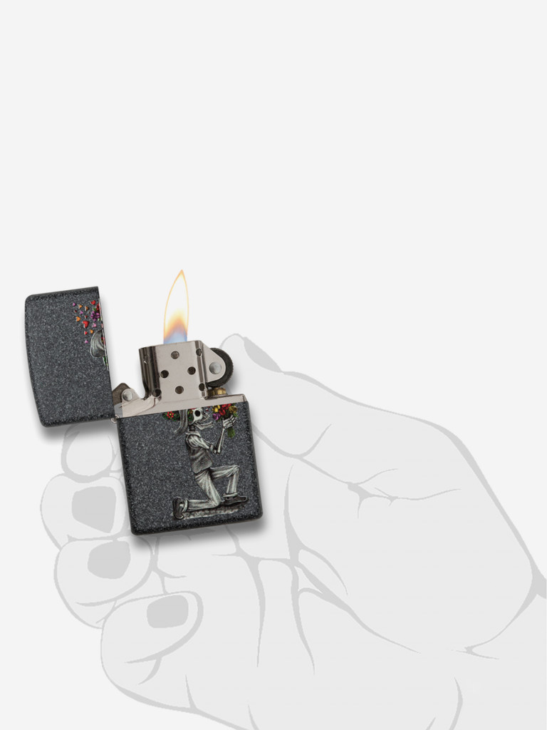 Подарочный набор ZIPPO из двух ветрозащитных зажигалок Zippo 28987 Iron Stone Couple