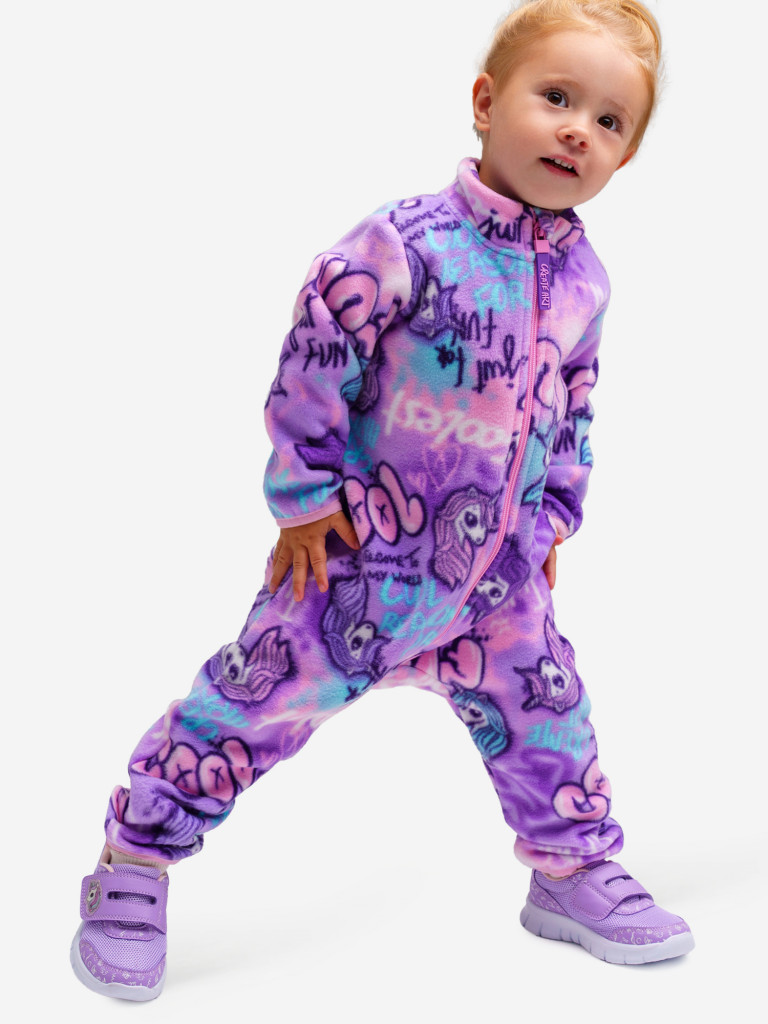 Комбинезон флисовый для девочек PlayToday