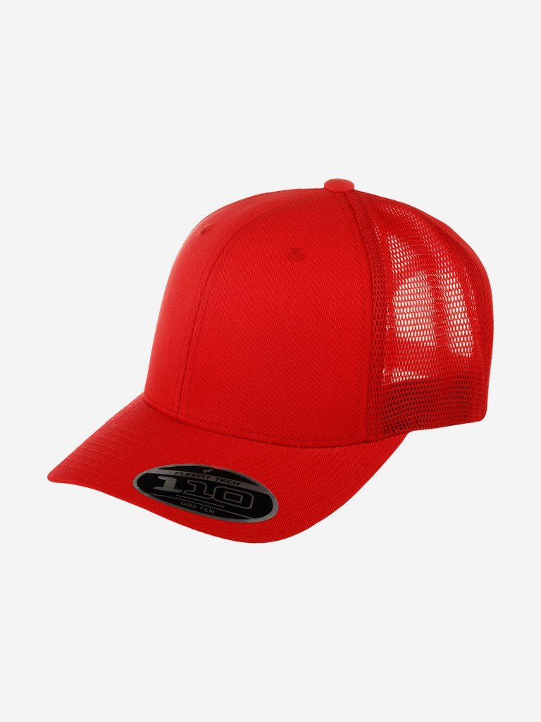 Бейсболка с сеточкой FLEXFIT 110M (красный)
