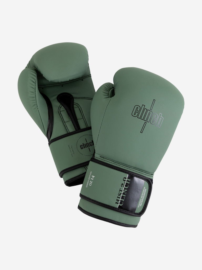 Перчатки боксерские Clinch Mist 2.0 зеленые