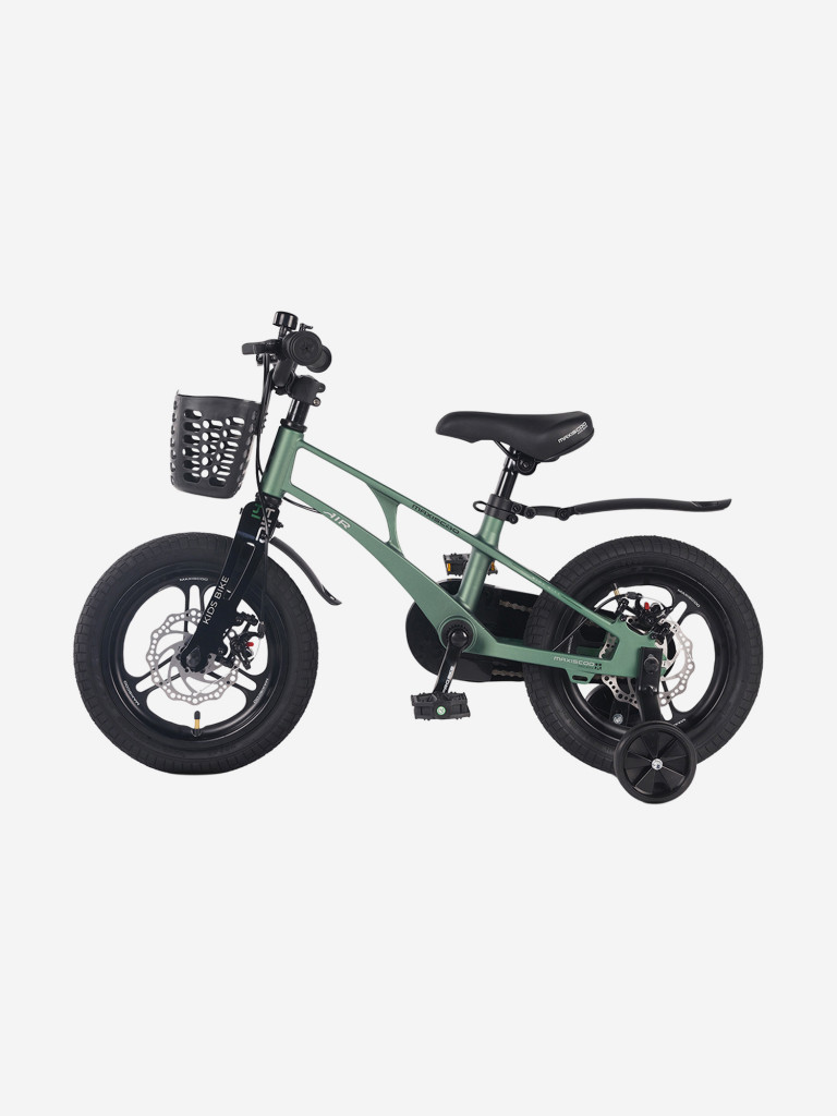 Велосипед детский Maxiscoo AIR PRO 14'' зеленый матовый, 2026