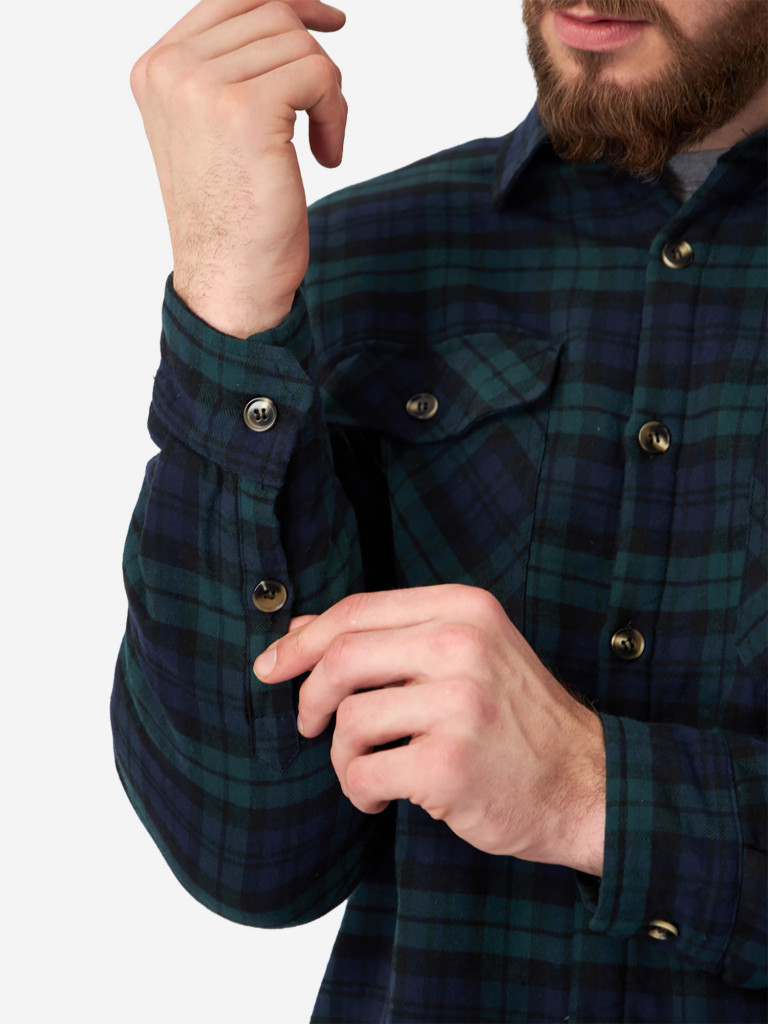 Рубашка мужская Alaskan утепленная с меховой подкладкой для рыбалки и охоты