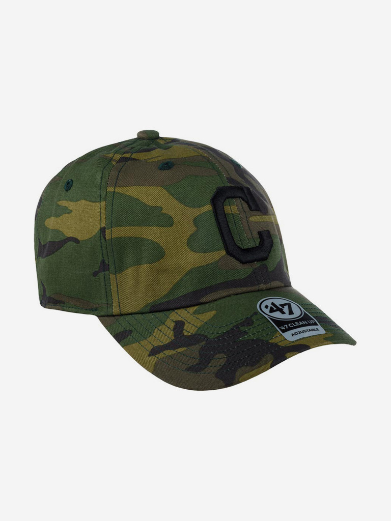 Бейсболка 47 BRAND B-CAMUN08GWSNL-CM Cleveland Indians MLB (оливковый)