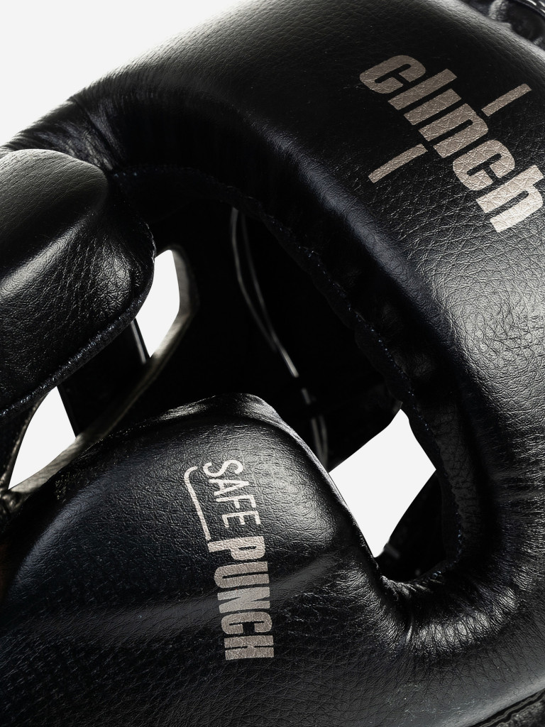 Шлем боксерский Clinch Punch 2.0 черно-бронзовый