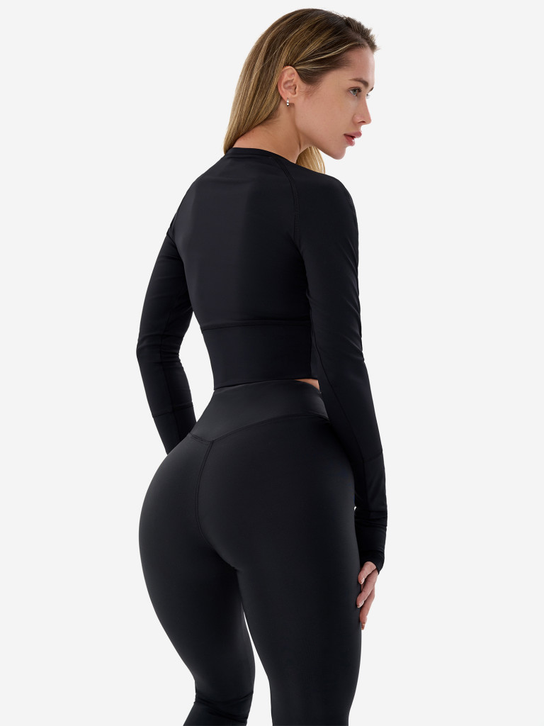 Рашгард женский Bona Fashion Activity Rash "Black"