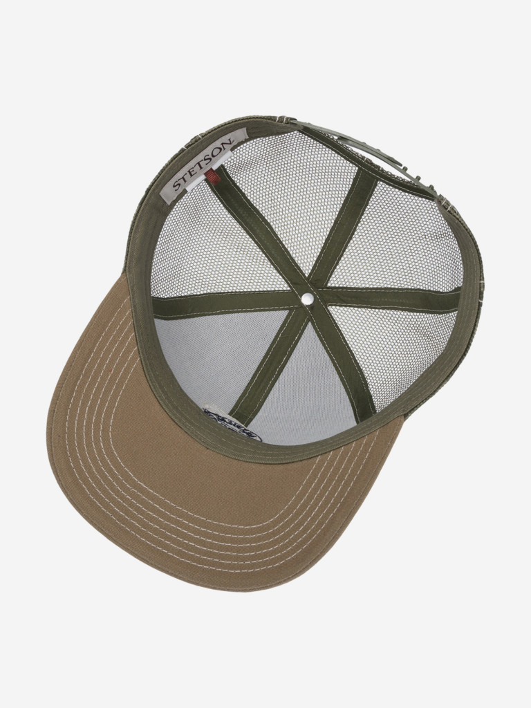 Бейсболка с сеточкой STETSON 7771107 BASEBALL CAP STAMP (оливковый)