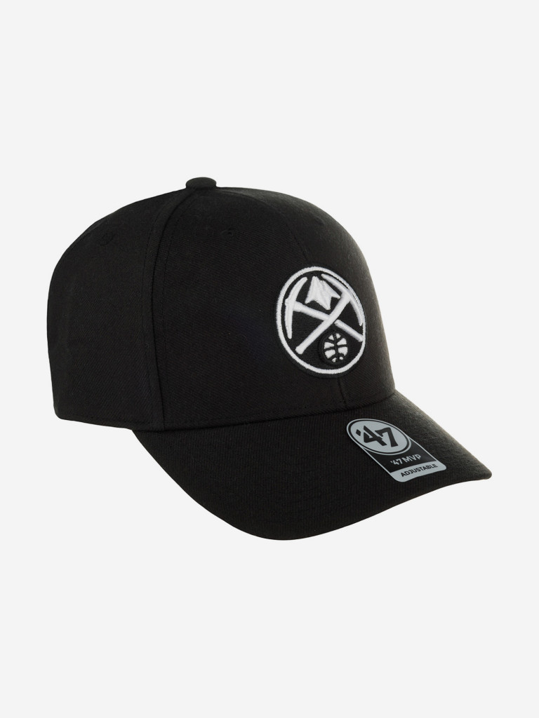 Бейсболка 47 BRAND K-MVP06WBV-BKW Denver Nuggets NBA (черный)