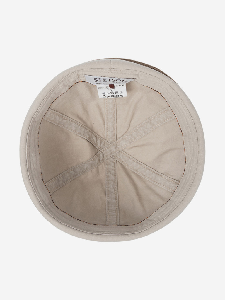 Шапка докер STETSON 8821107 DOCKER DELAVE ORGANIC COTTON (белый)