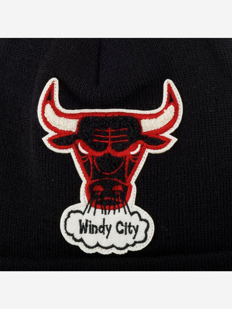 Шапка с отворотом MITCHELL NESS KTCFFH21HW008-CBUBLCK Chicago Bulls NBA