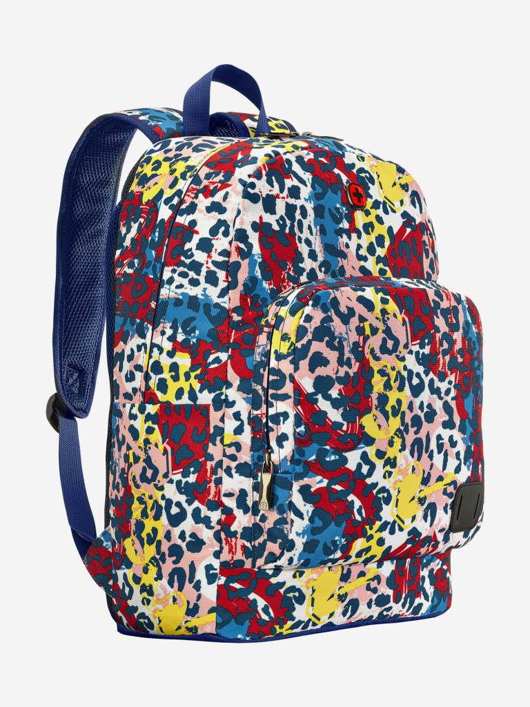 Рюкзак WENGER Crango 16'', цветной с леопардовым принтом, полиэстер 600D, 33x22x46 см, 27 л