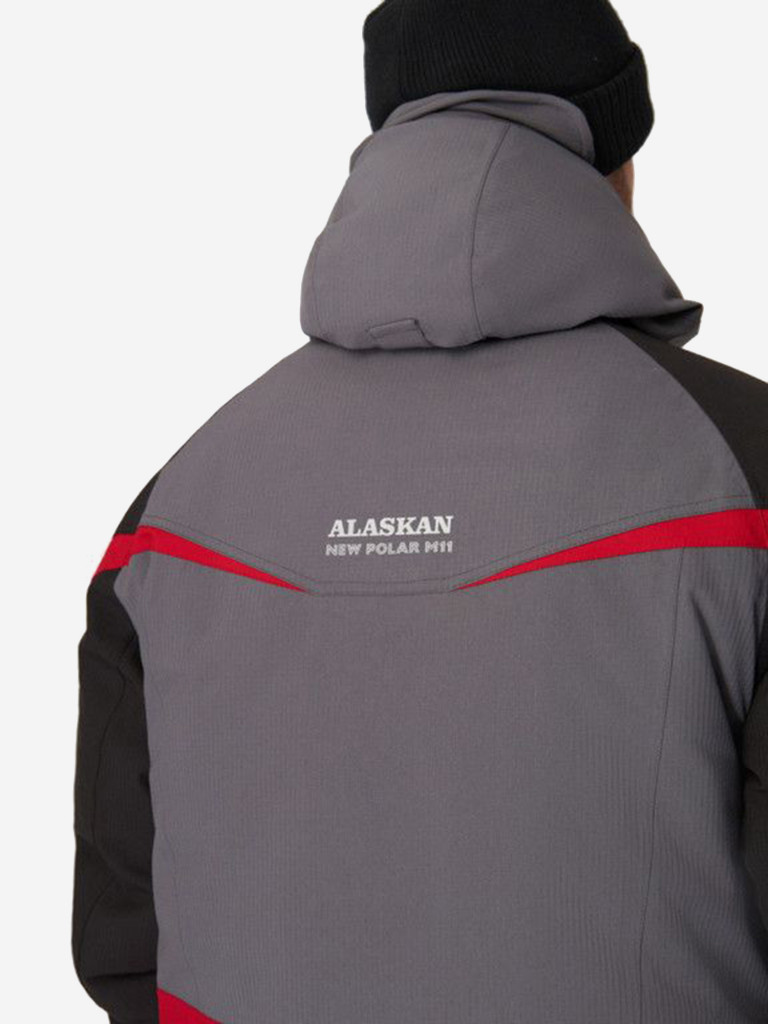 Костюм зимний Alaskan NewPolar M11 красный/серый/черный (куртка+полукомбинезон) для рыбалки и охоты