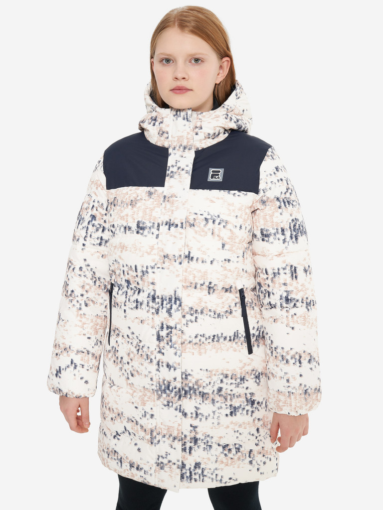 Пальто утепленное для девочек FILA