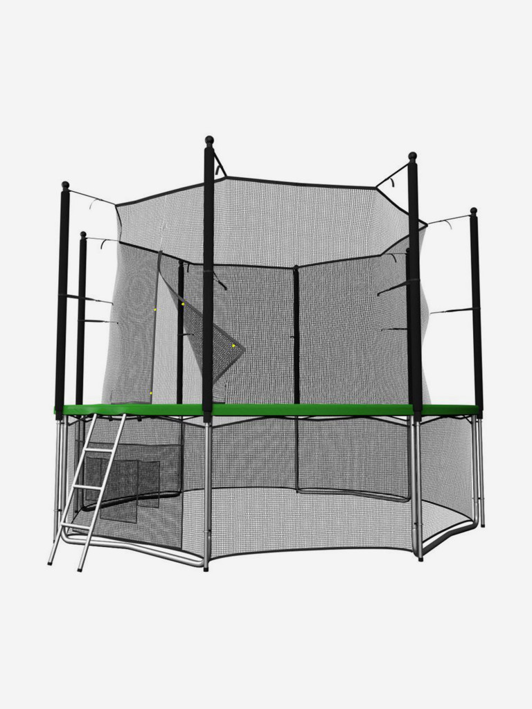 Батут каркасный UNIX Line Classic 8 ft, общий диаметр 244 см, до 150 кг