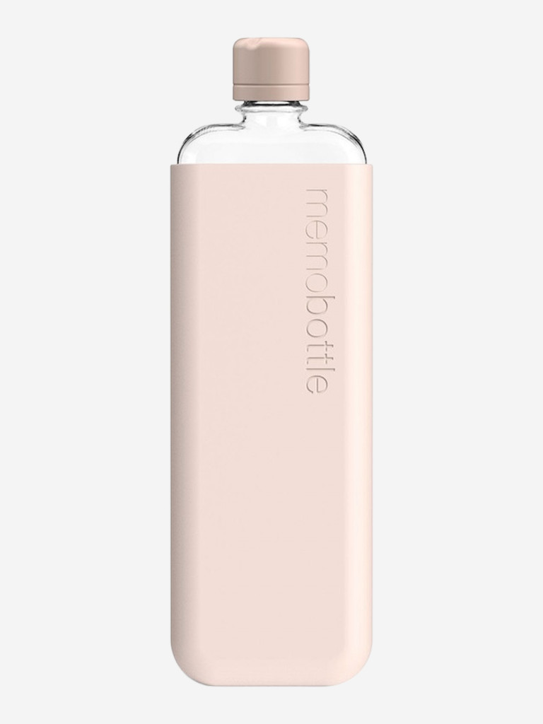 Бутылка с силиконовым чехлом Memobottle Slim, Pale Coral