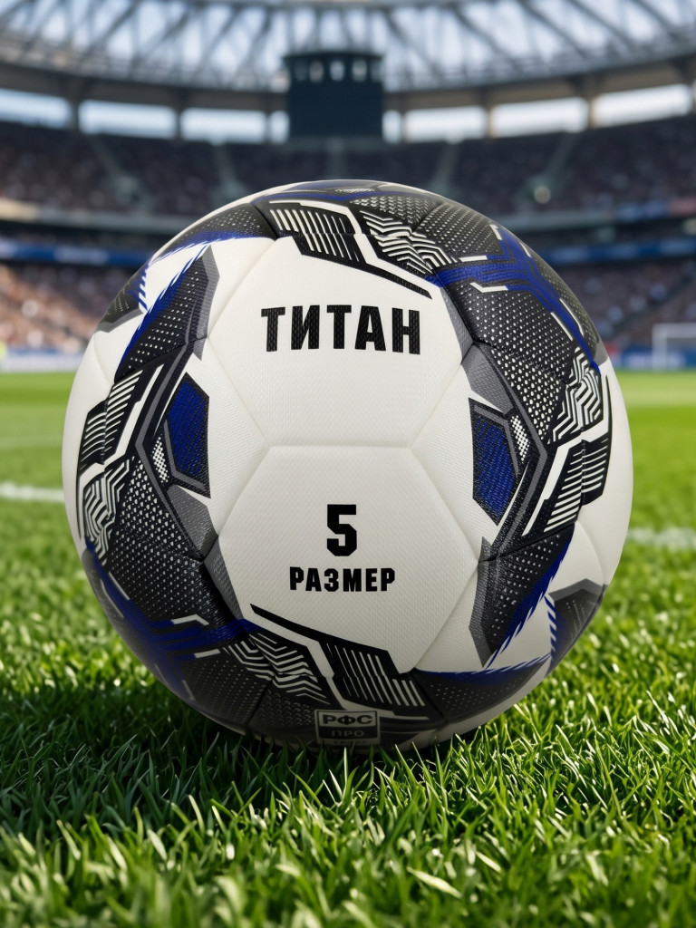 Мяч футбольный Титан РФС ПРО