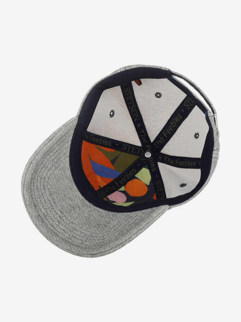 Бейсболка классическая STETSON 7721150 BASEBALL JERSEY S STETSON X THE FEEBLES (серый)