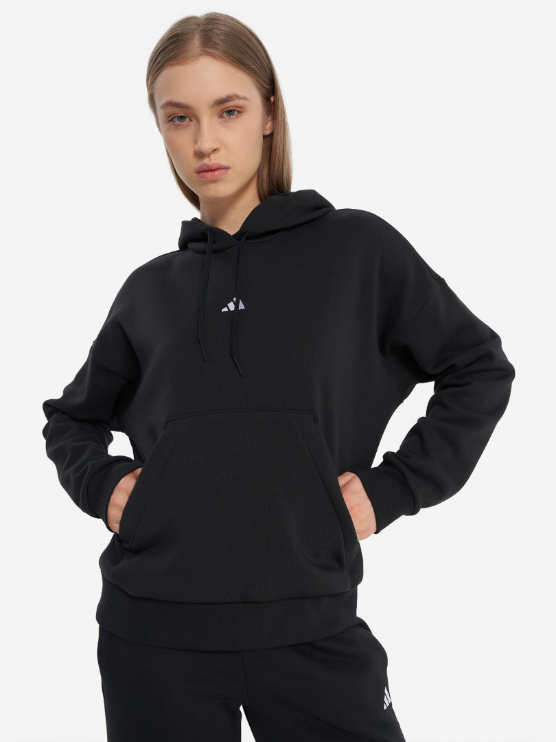 фото Худи женское adidas, черный