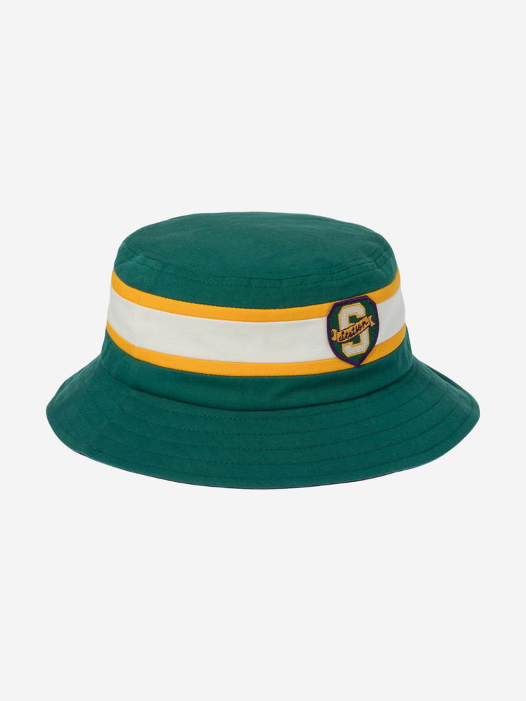 Панама STETSON 1811136 BUCKET COTTON COLOR BLOCK (зеленый)