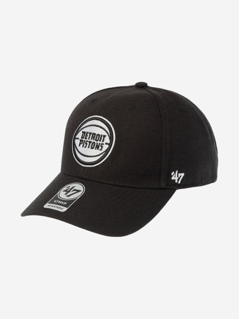 Бейсболка 47 BRAND K-MVP07WBV-BKW Detroit Pistons NBA (черный)