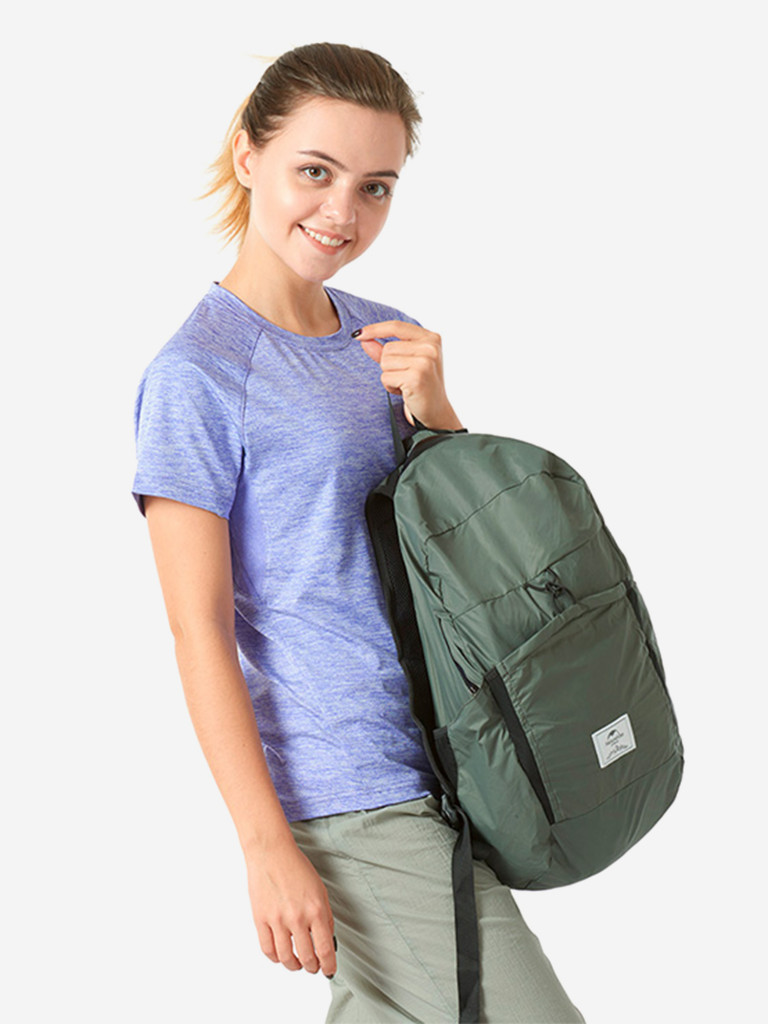 Рюкзак Naturehike складной компактный 22L, серый