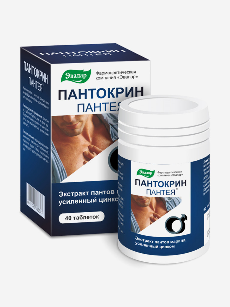 Пантокрин Пантея Эвалар 40 таблеток