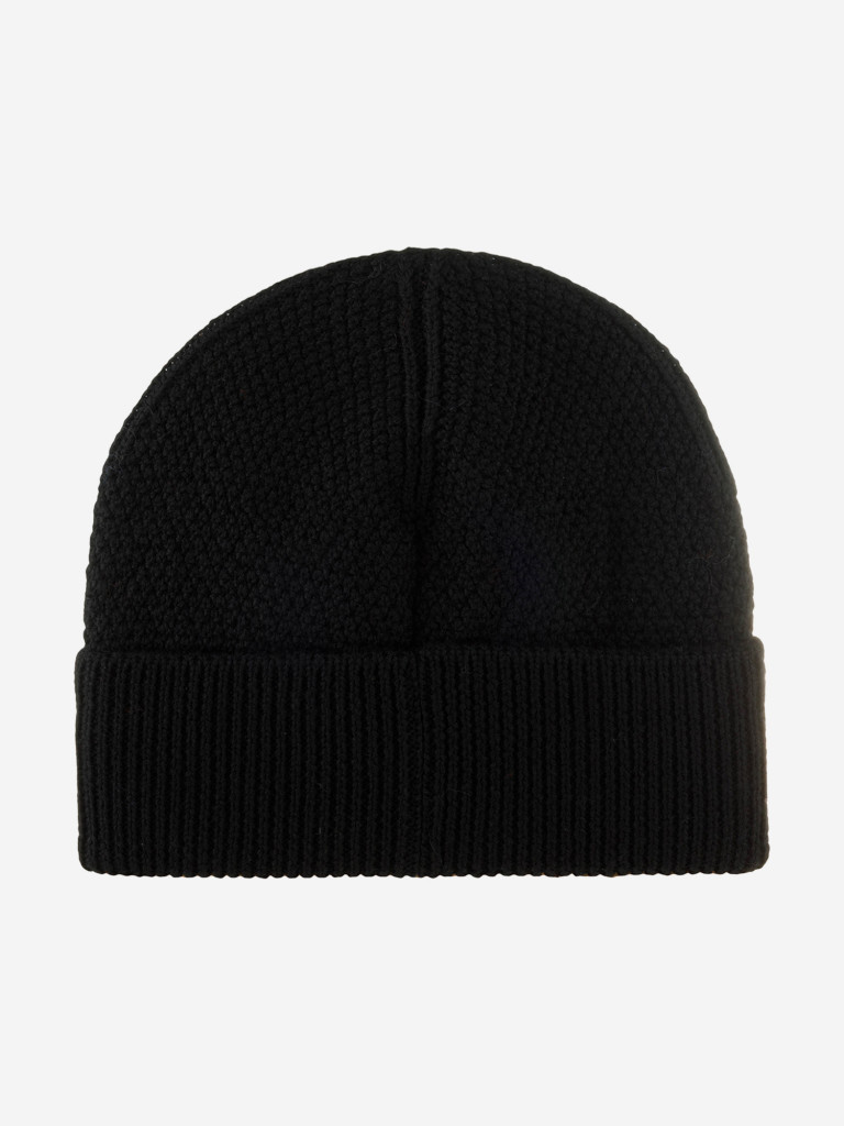 Шапка с отворотом STETSON 8599396 BEANIE MERINO WOOL (черный)