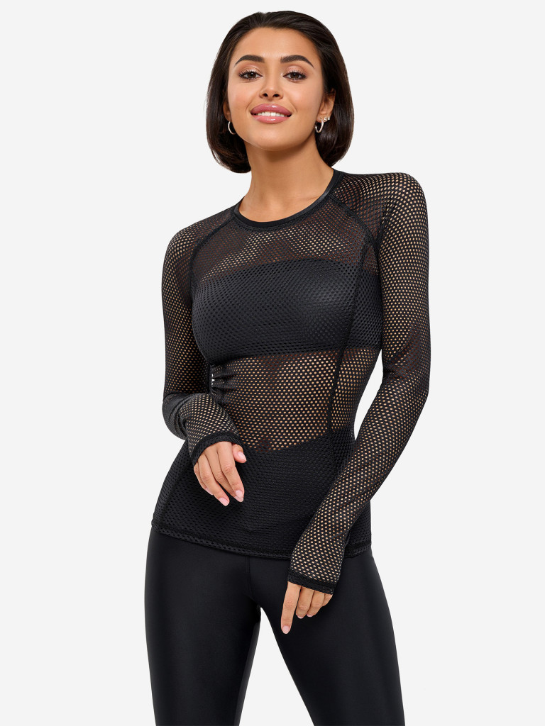 Рашгард женский Bona Fide Rashguard Round Fresh "Black"