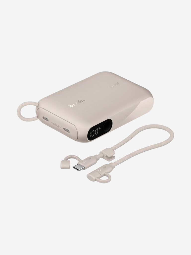 Внешний аккумулятор Belkin BoostСharge Power Bank 10000mAh 20W с цифровым дисплеем