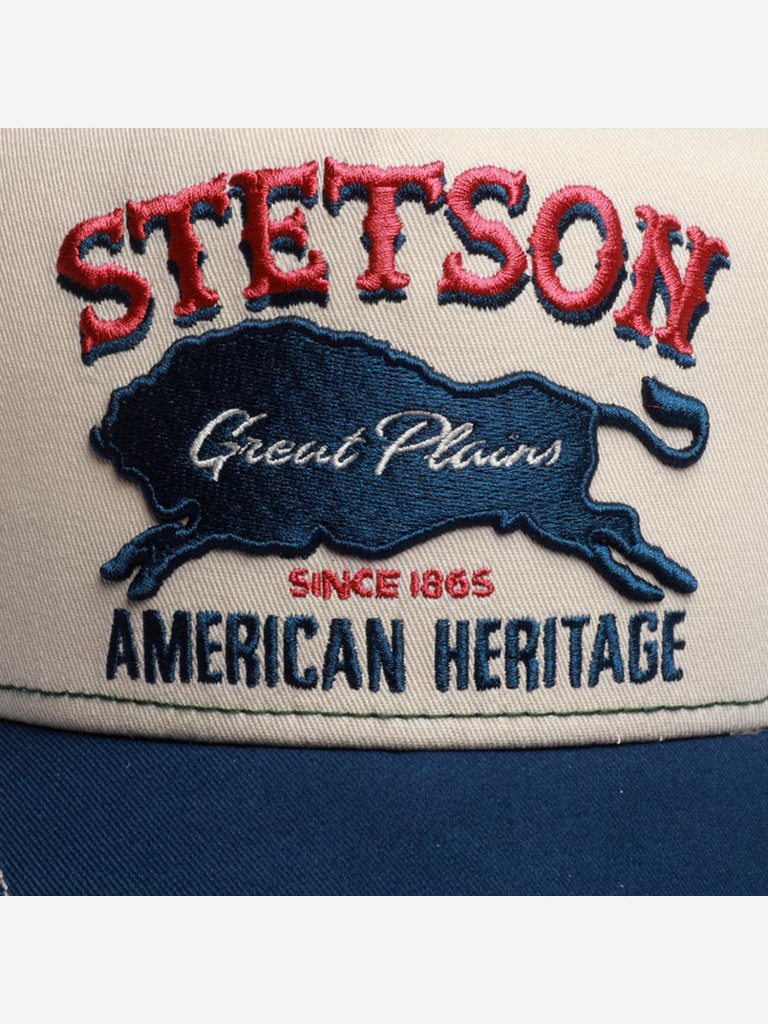 Бейсболка с сеточкой STETSON 7751152 GREAT PLAINS (синий)