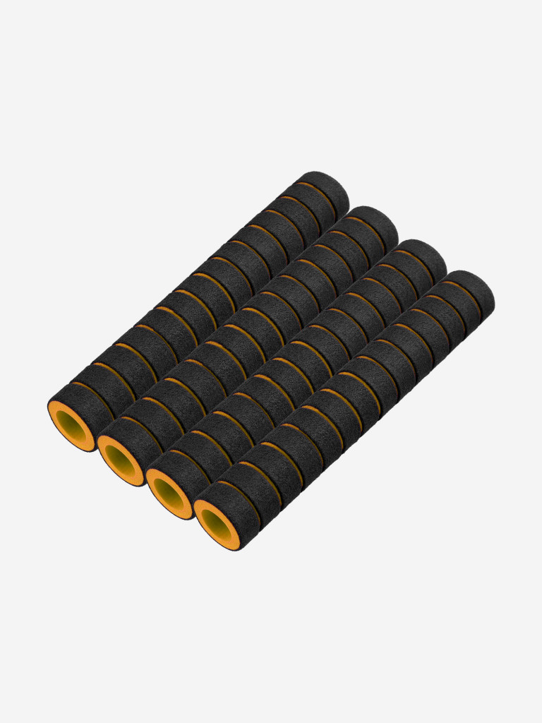 Неопреновые ручки грипсы WestSport 4 шт, черно-желтые