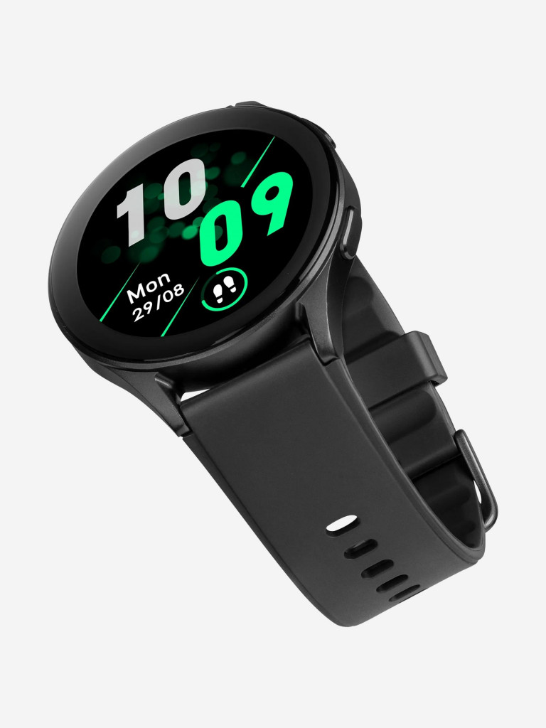 Умные часы TTEC Tempus Pro 36mm Round Case Smartwatch в круглом алюминиевом корпусе с AMOLED-экраном. Цвет: черный