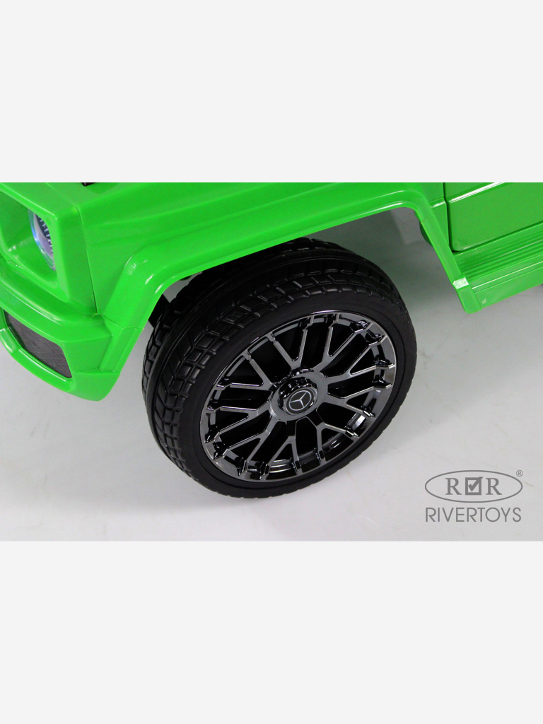 Детский электромобиль RIVERTOYS Mercedes-AMG G63 (G222GG) зеленый