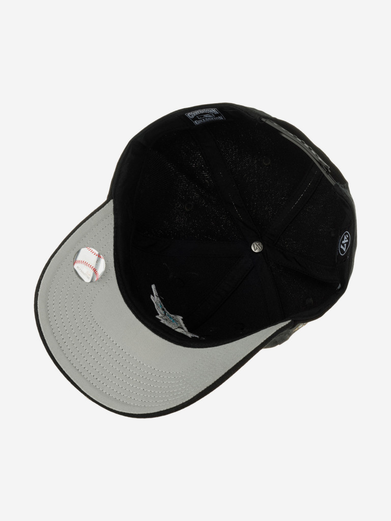 Бейсболка 47 BRAND BCWS-SUMVP28WBP-BK03 Miami Marlins MLB (черный)