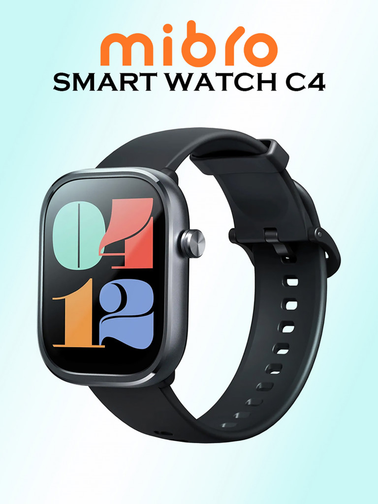 Умные часы Mibro C4, XPAW021DG , черные