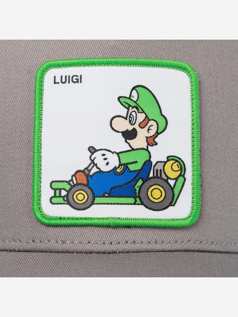 Бейсболка с сеточкой CAPSLAB CL/SMK2/1/CAS/LUI2 Super Mario Luigi (серый)