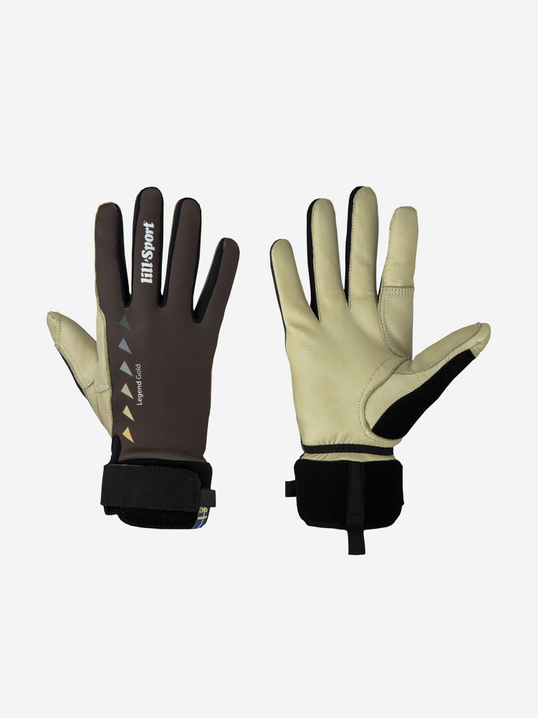 Гоночные лыжные перчатки Lillsport, модель Legend Guld Brown