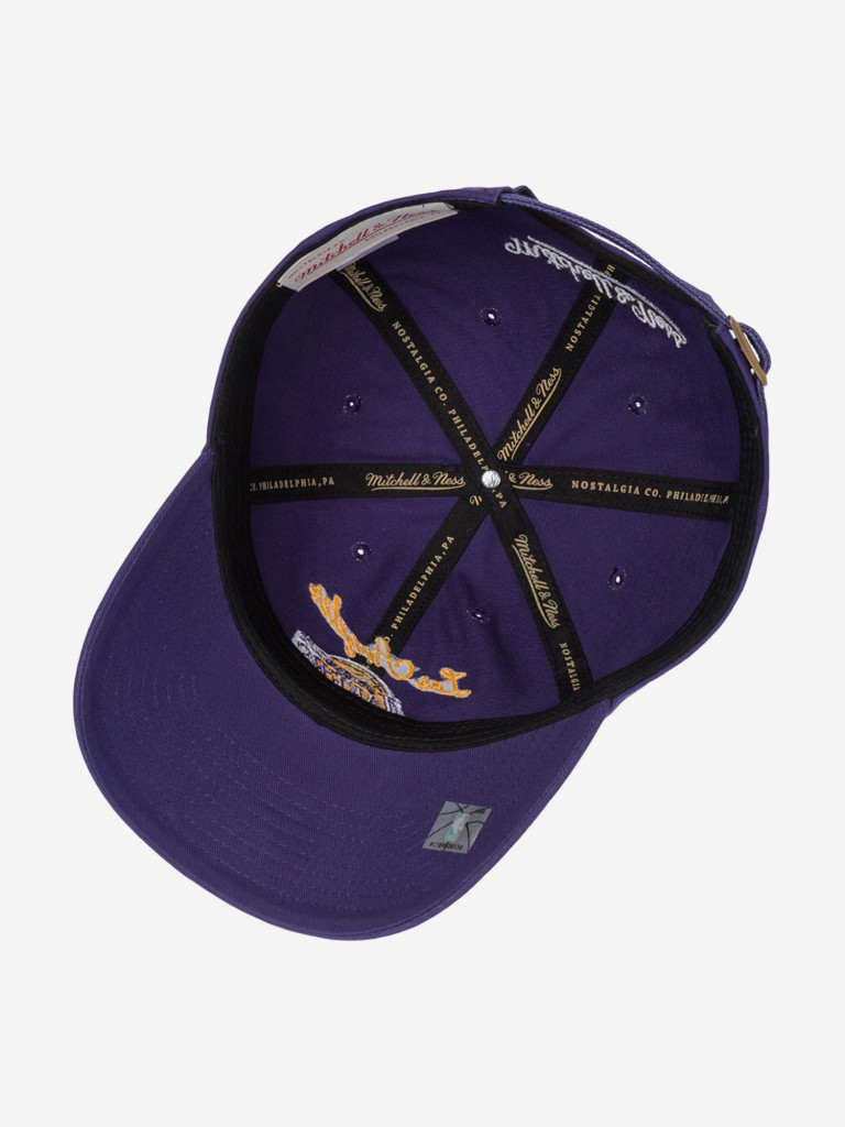 Бейсболка MITCHELL NESS HD10409-LALPURP Los Angeles Lakers NBA (фиолетовый)