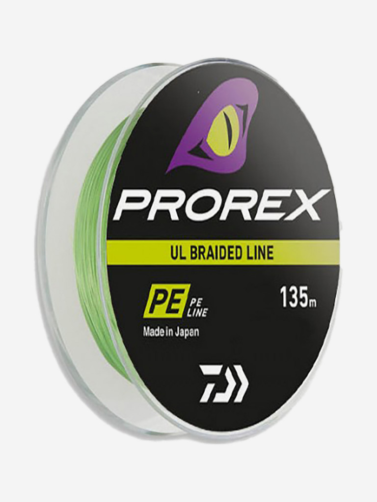 Шнур DAIWA Prorex Ul Finesse Braid 135м Chartreuse 0,09мм 2,1кг