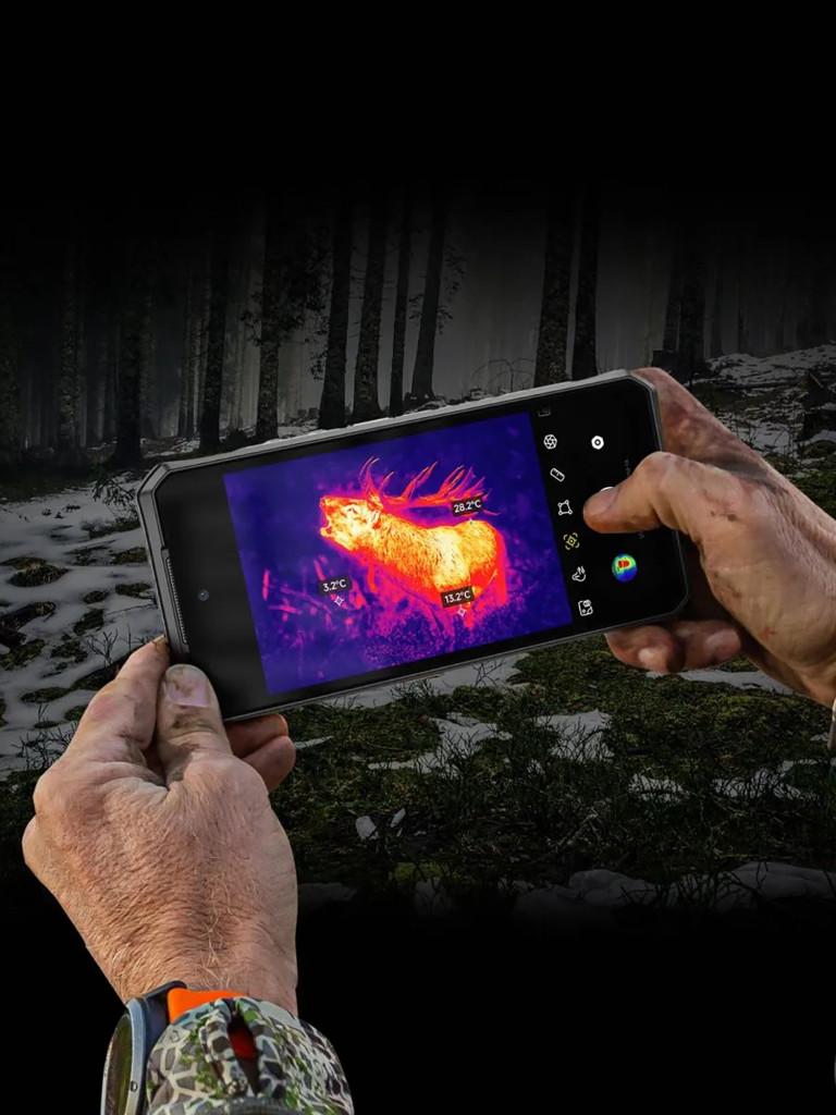 Смартфон Ulefone Armor 28 Ultra TH 16+1TB Black, 6.67”, AMOLED, FHD+,1.04”, 340x340, MTK9300+, And15, 50+50+64+ThermoVue T2, 50, 10600mAh,5G, uSmart