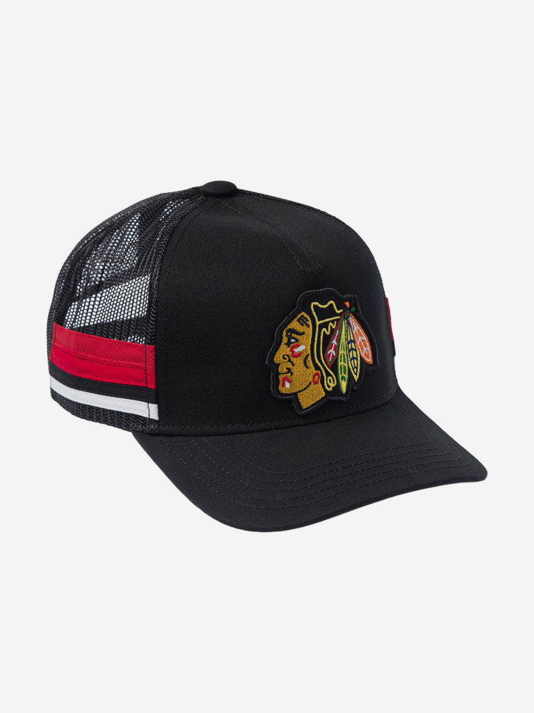 Бейсболка с сеточкой AMERICAN NEEDLE 23018A-CBH Chicago Blackhawks Hotfoot NHL (черный)